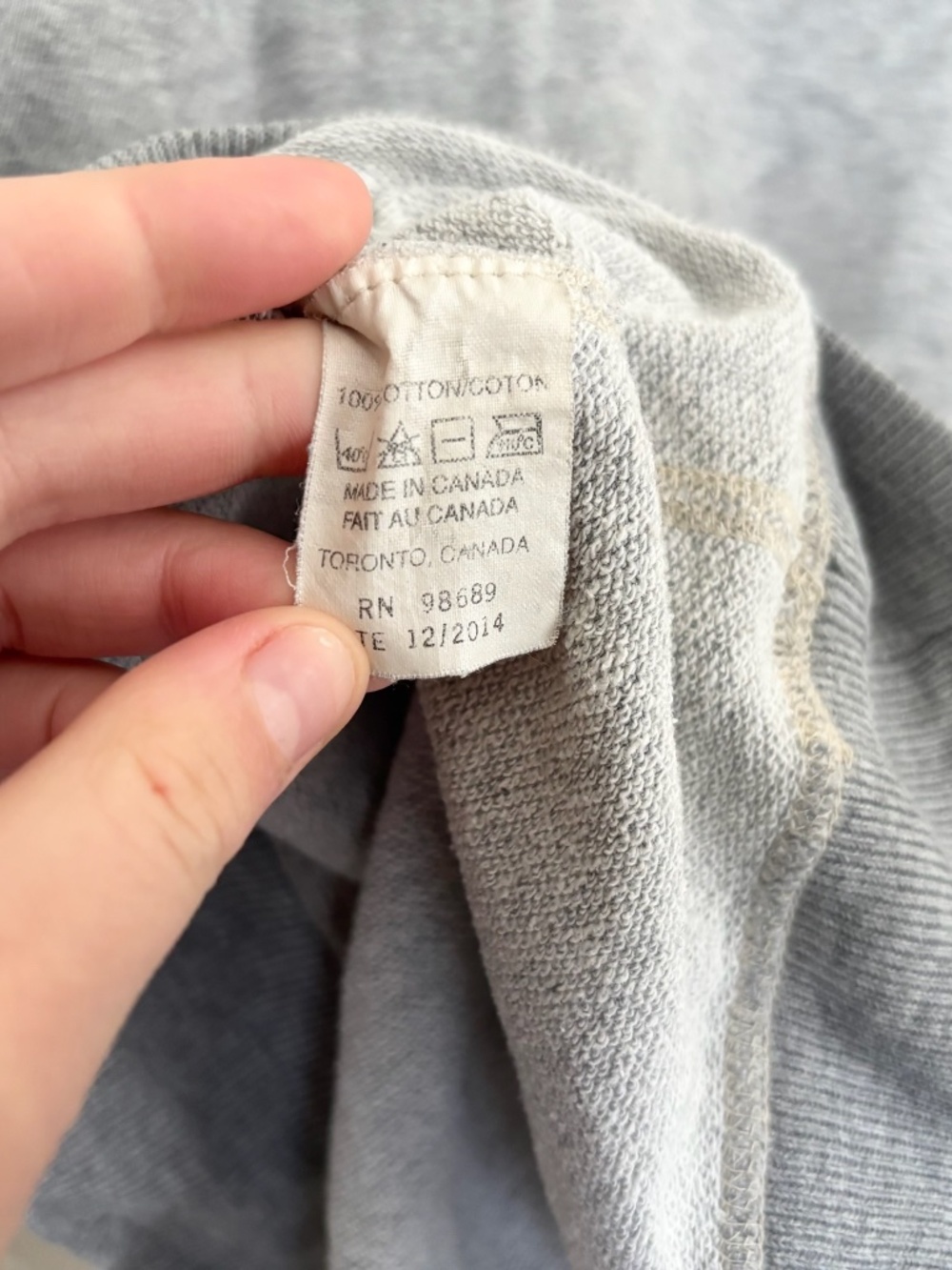 Todd Snyder x Champion Heavyweight Short Sleeve Sweatshirt in Gray - Picture 5 of 5